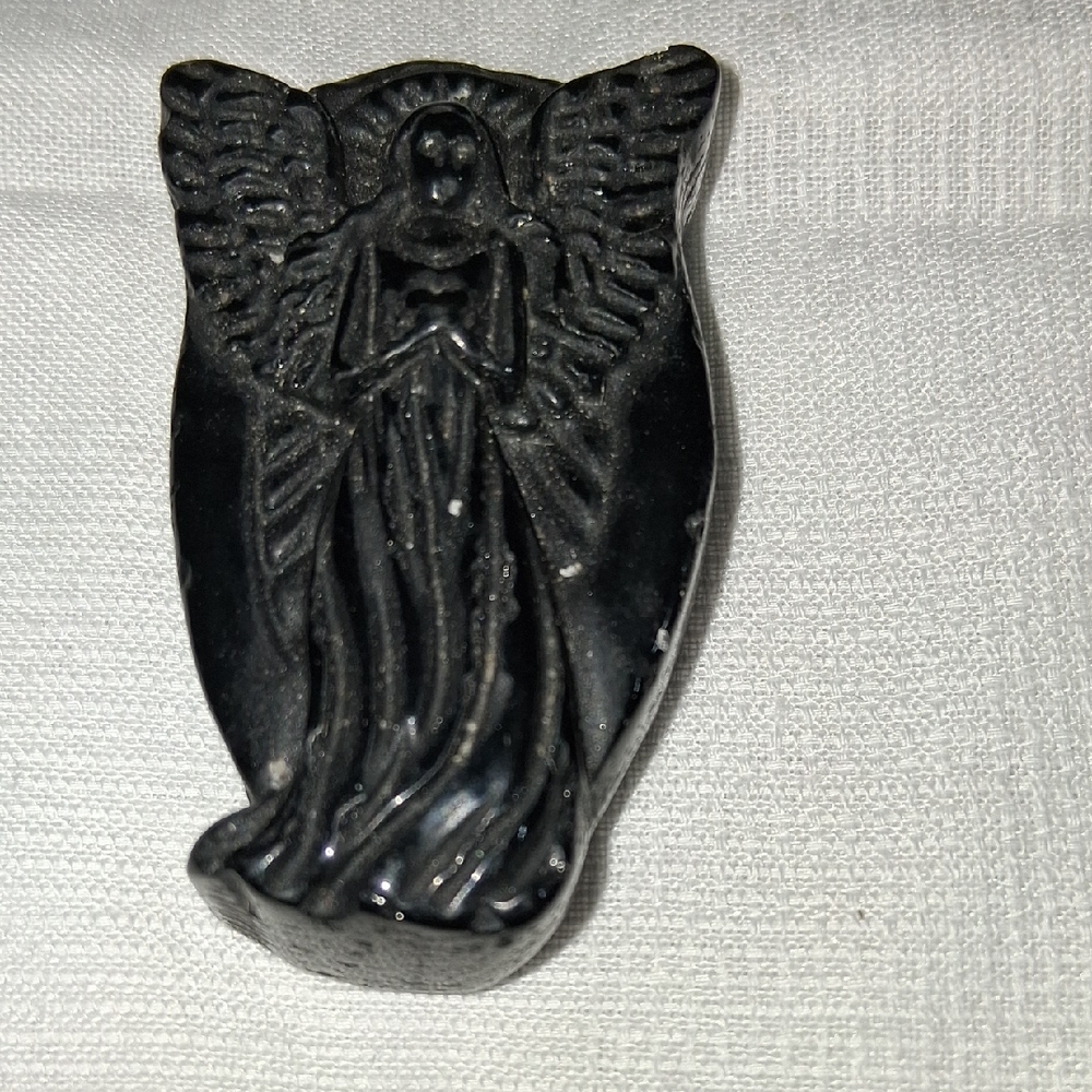 Black Angel Figurine Home Accent